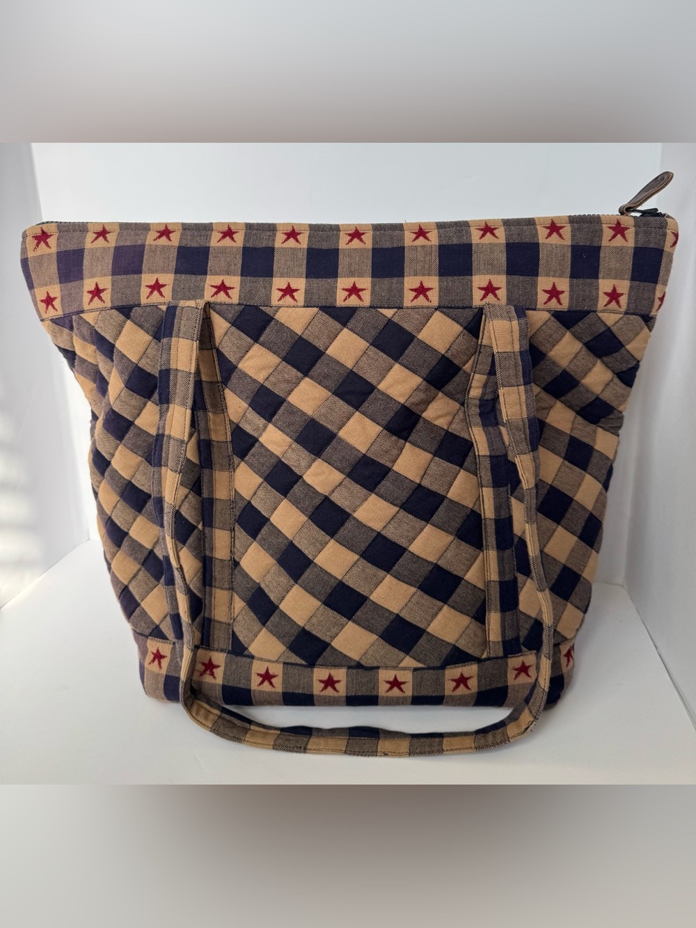 Quilted Americana Large Villager Tote Bag by Park Designs